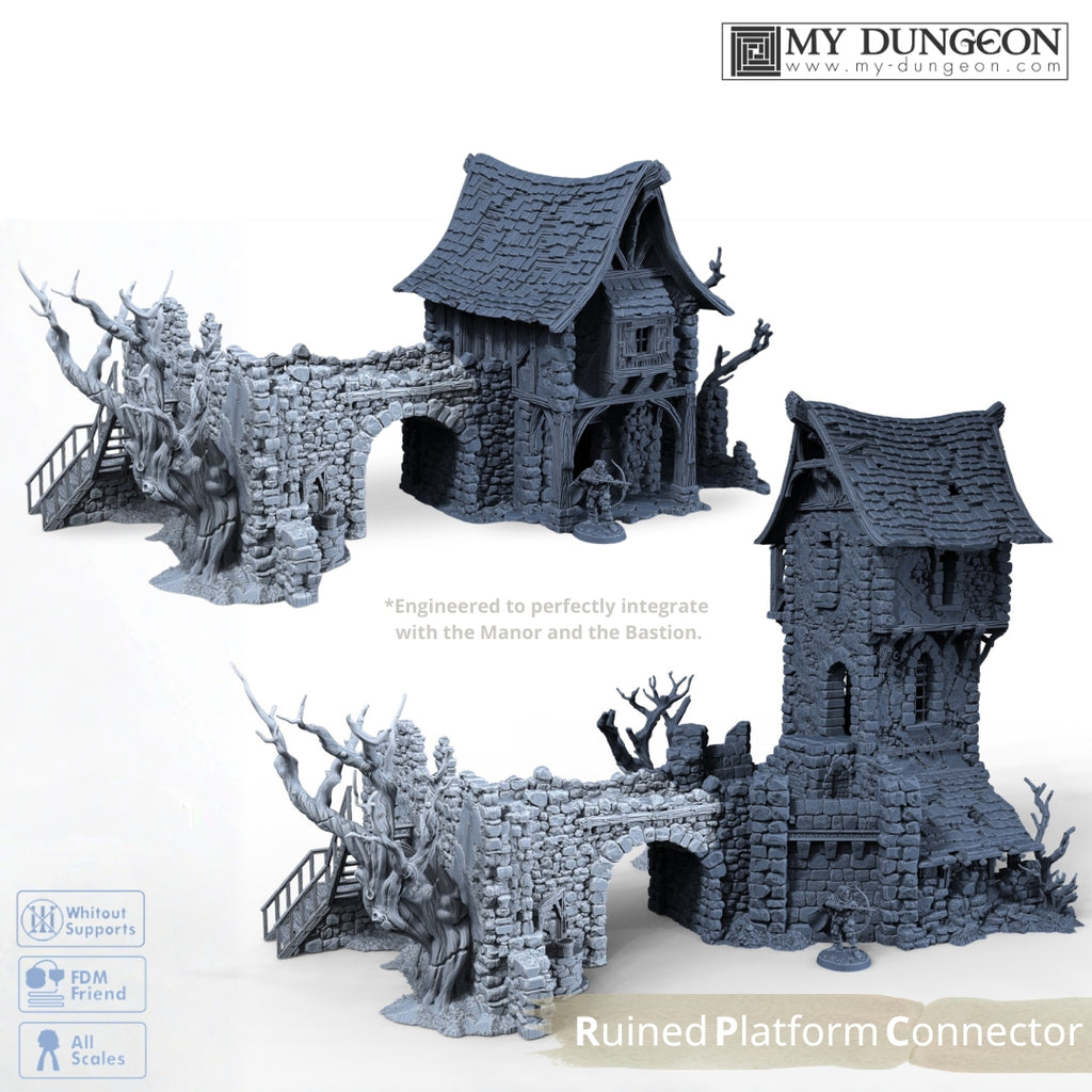 Hollowstone Manor (expandable with Platform Connector) - My Dungeon