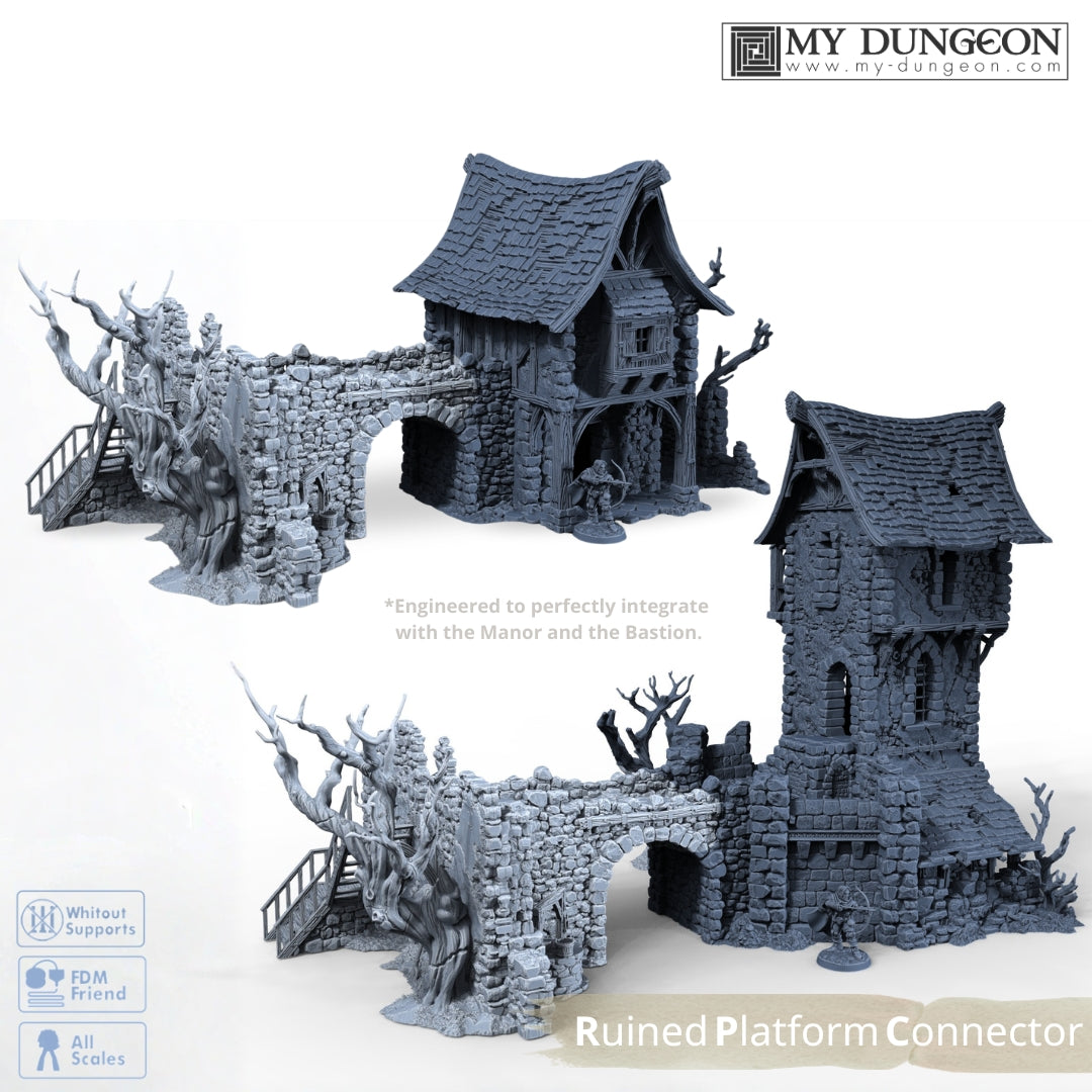 Hollowstone Manor (expandable with Platform Connector) - My Dungeon