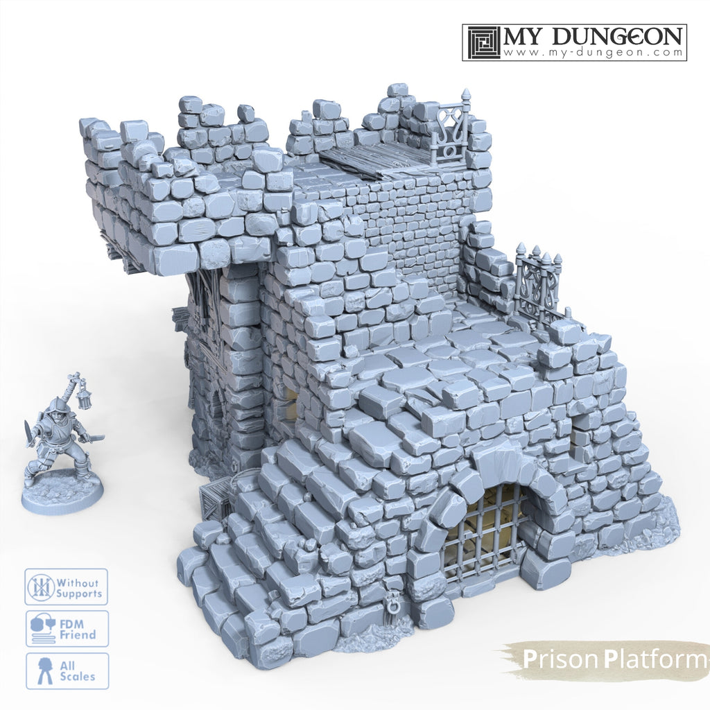 Ruined Prison Platform - My Dungeon