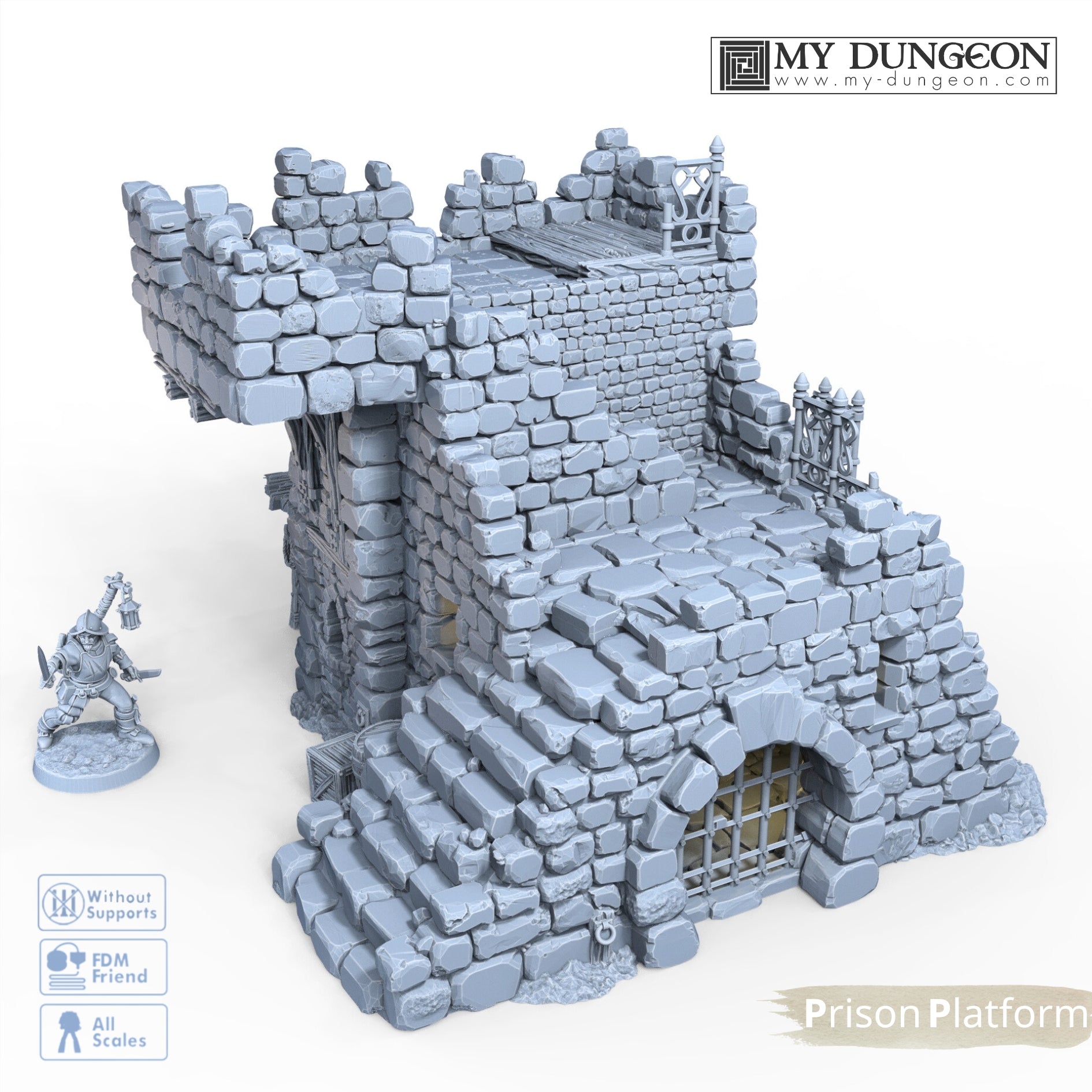 Ruined Prison Platform - My Dungeon
