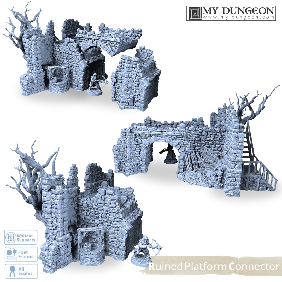 Hollowstone Manor (expandable with Platform Connector) - My Dungeon