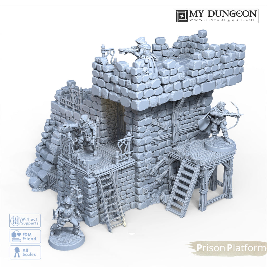 Ruined Prison Platform - My Dungeon