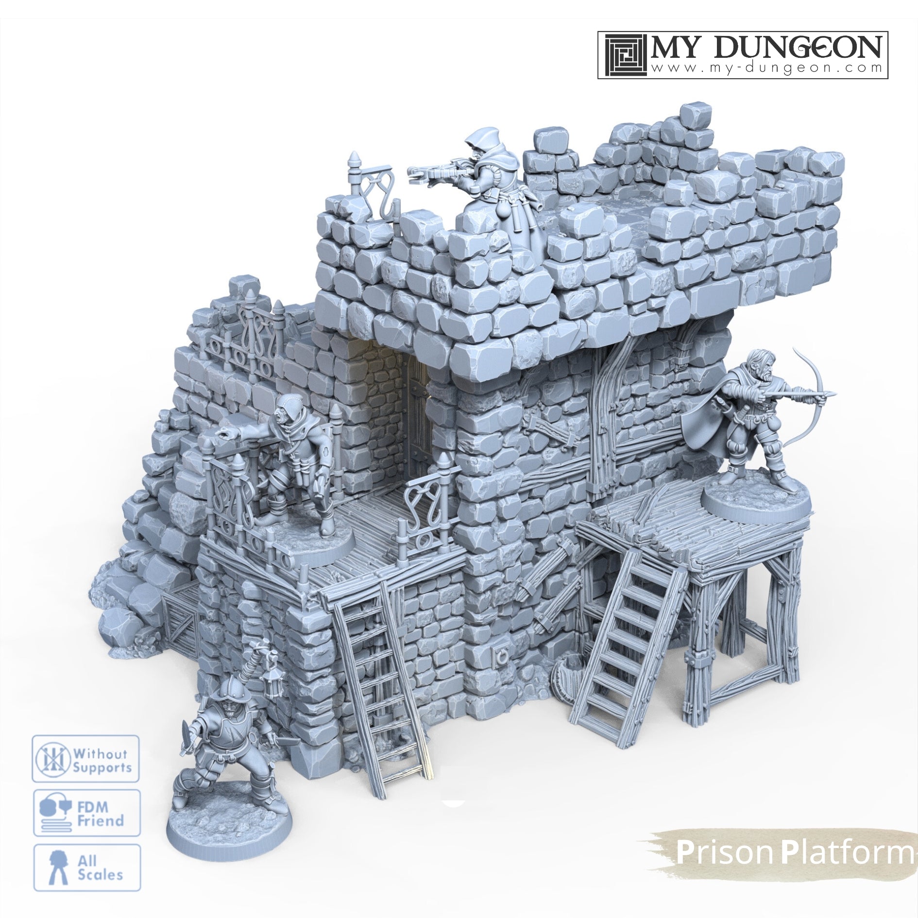 Ruined Prison Platform - My Dungeon