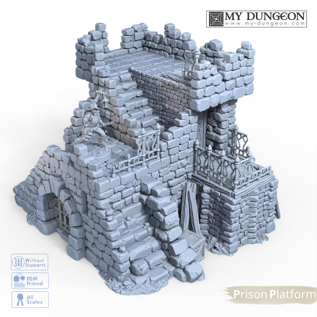 Ruined Prison Platform - My Dungeon