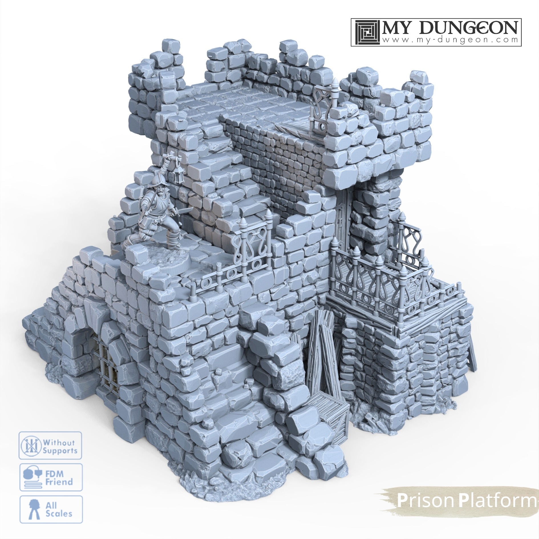 Ruined Prison Platform - My Dungeon