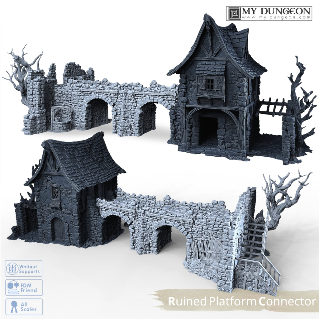 Hollowstone Manor (expandable with Platform Connector) - My Dungeon