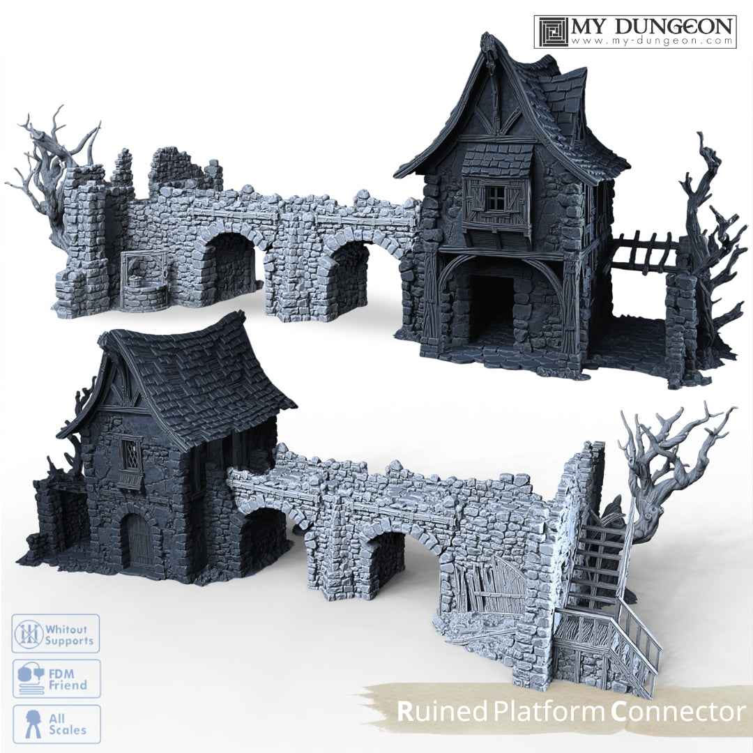 Hollowstone Manor (expandable with Platform Connector) - My Dungeon