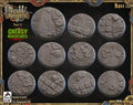 Stone/Grass Resin Printed Bases Designed By Ugni Miniatures