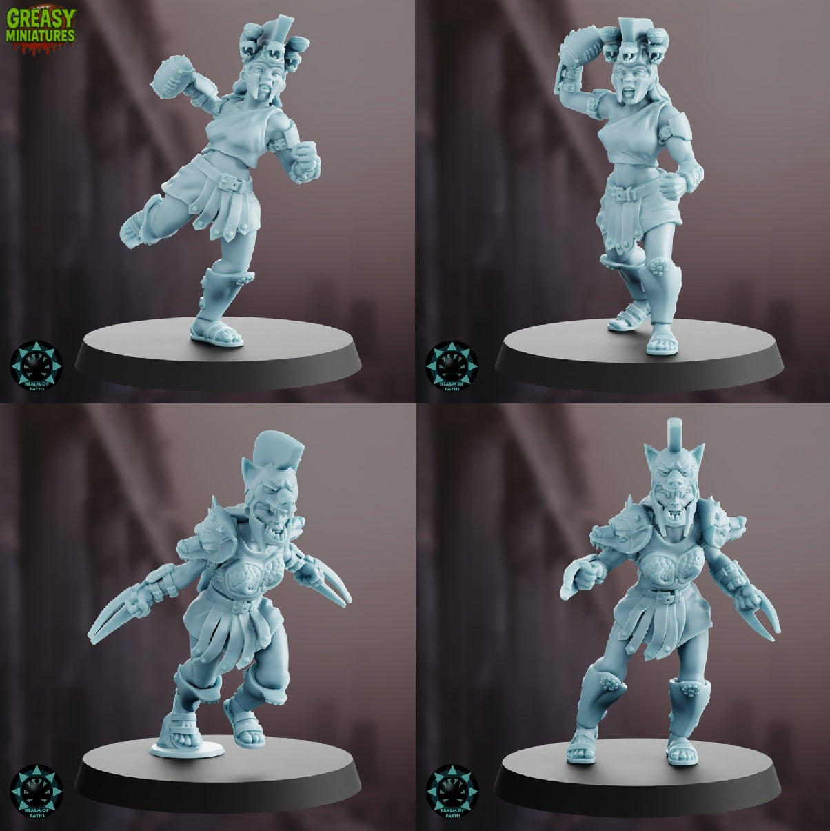 Amazon - 'The Warriors' - Tabletop Wargaming Team - Designed By Realm of Paths