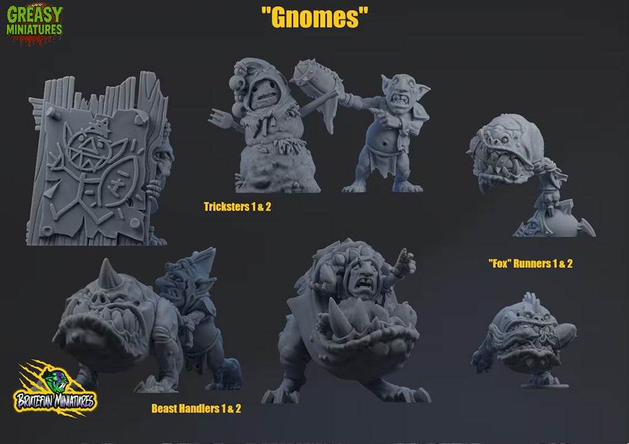 Snottingham Skwurtz - Goblin Runts Team - Brutefun Miniatures - Fantasy Football