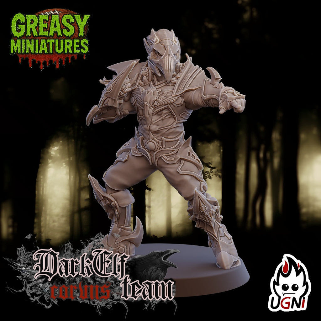 Corvus Team - Dark Elf - Fantasy Football - Ugni Miniatures