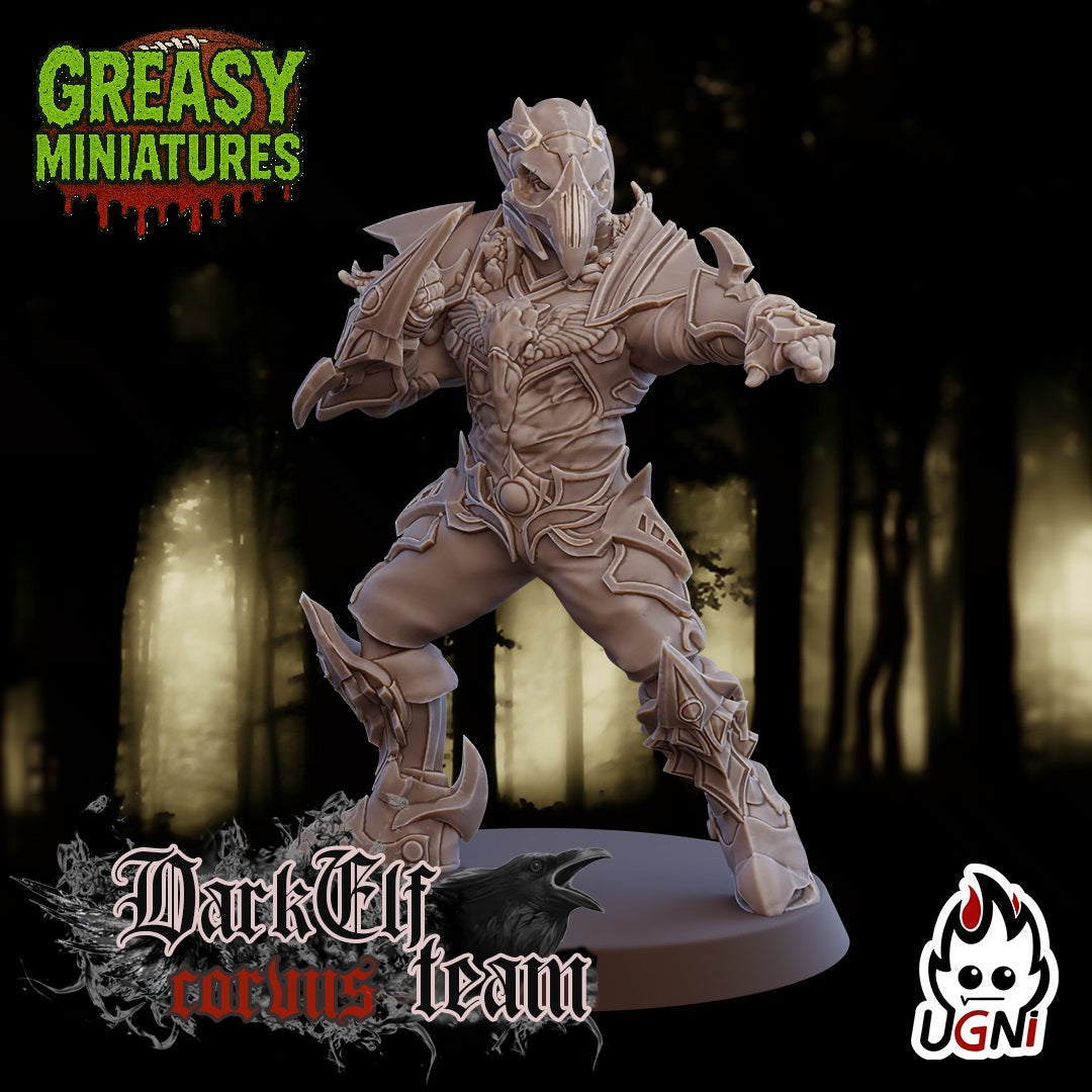 Corvus Team - Dark Elf - Fantasy Football - Ugni Miniatures