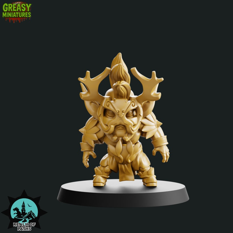 Chibi - Forest Wood Elves - Tabletop Wargaming Team - By Realm of Paths