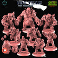 The Brawlers - Orc Fantasy Football Team - By Realm of Paths