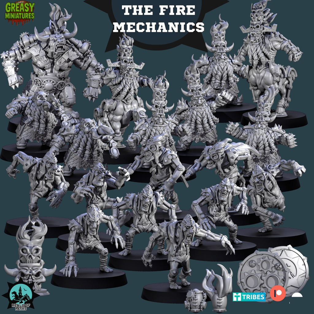 The Fire Mechanics - Chaotic - Dwarf - Tabletop Wargaming Team - Realm of Paths