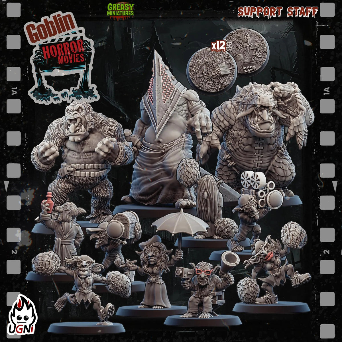 Horror Movie Villains Support Staff - Goblins - Tabletop Wargaming - Ugni Miniatures