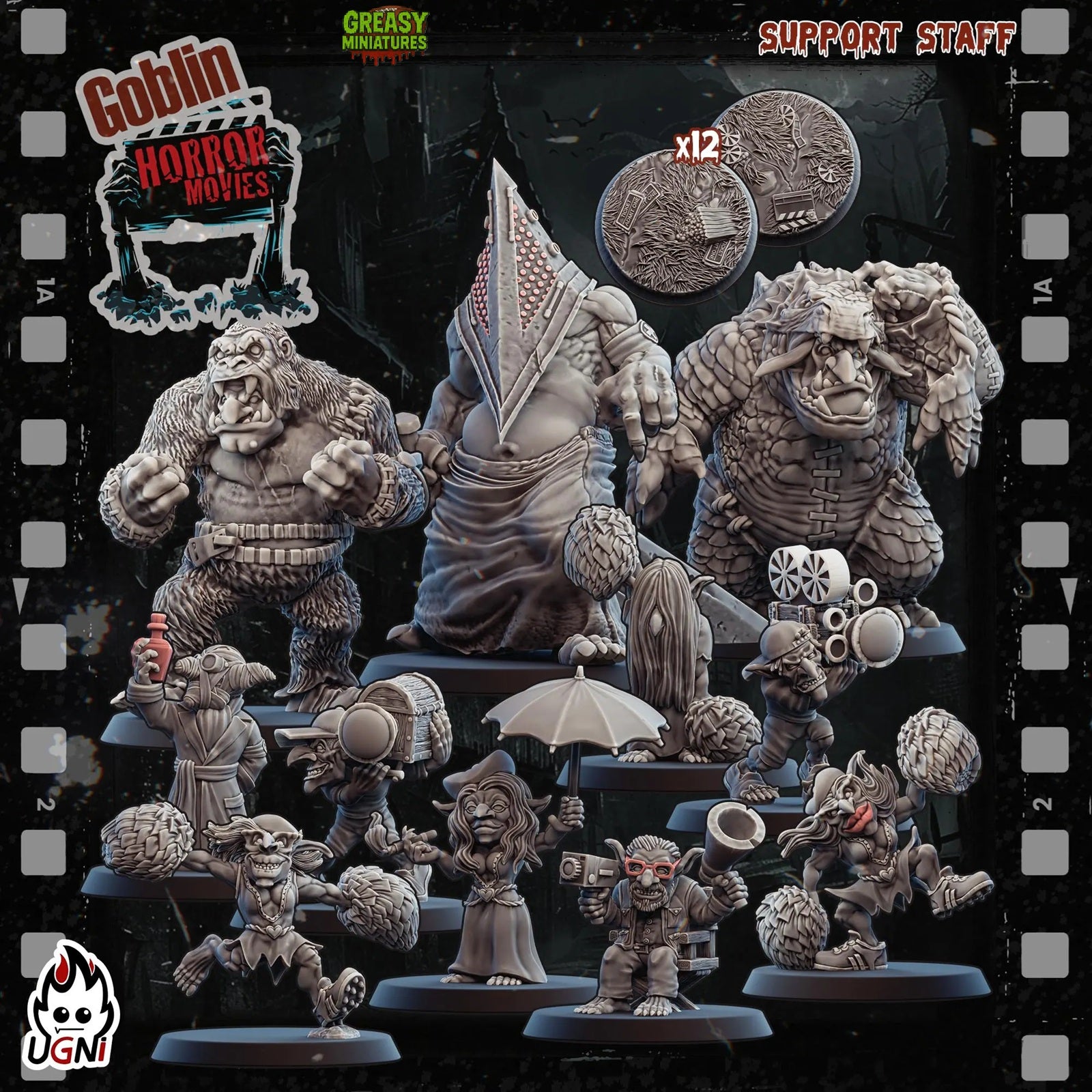 Horror Movie Villains Support Staff - Goblins - Tabletop Wargaming - Ugni Miniatures