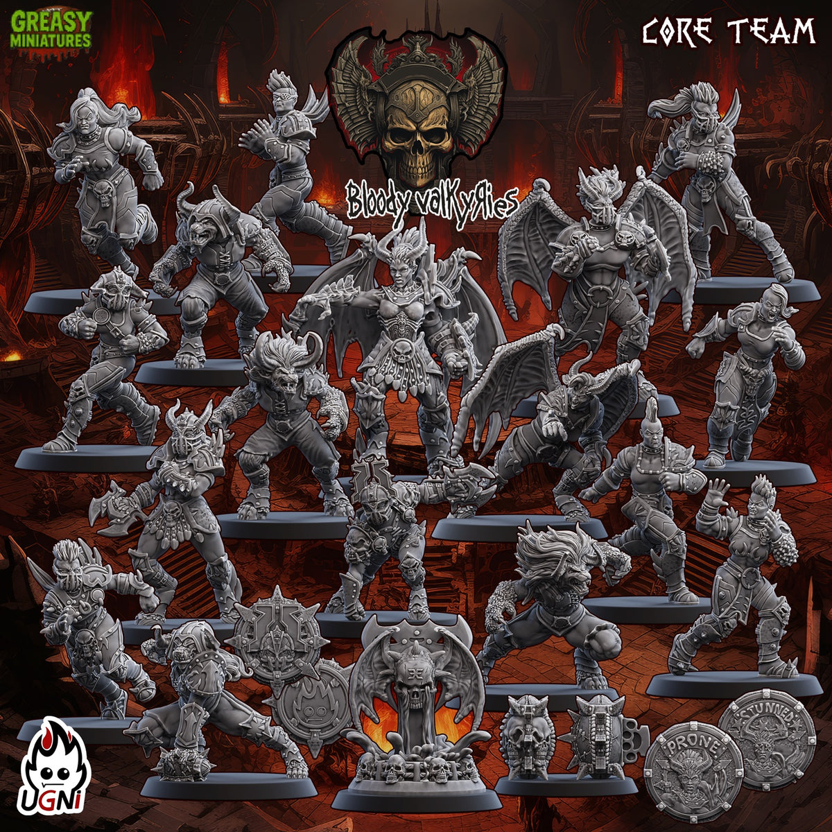 Bloody Valkyrie - Tabletop Wargaming Team - Ugni Miniatures