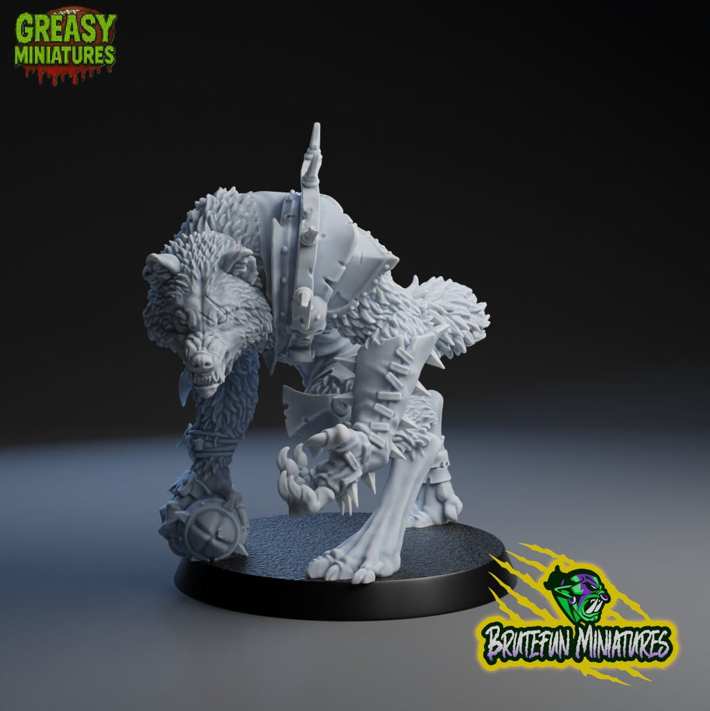 Fantasy Football Werewolf Famous Player - BruteFun Miniatures