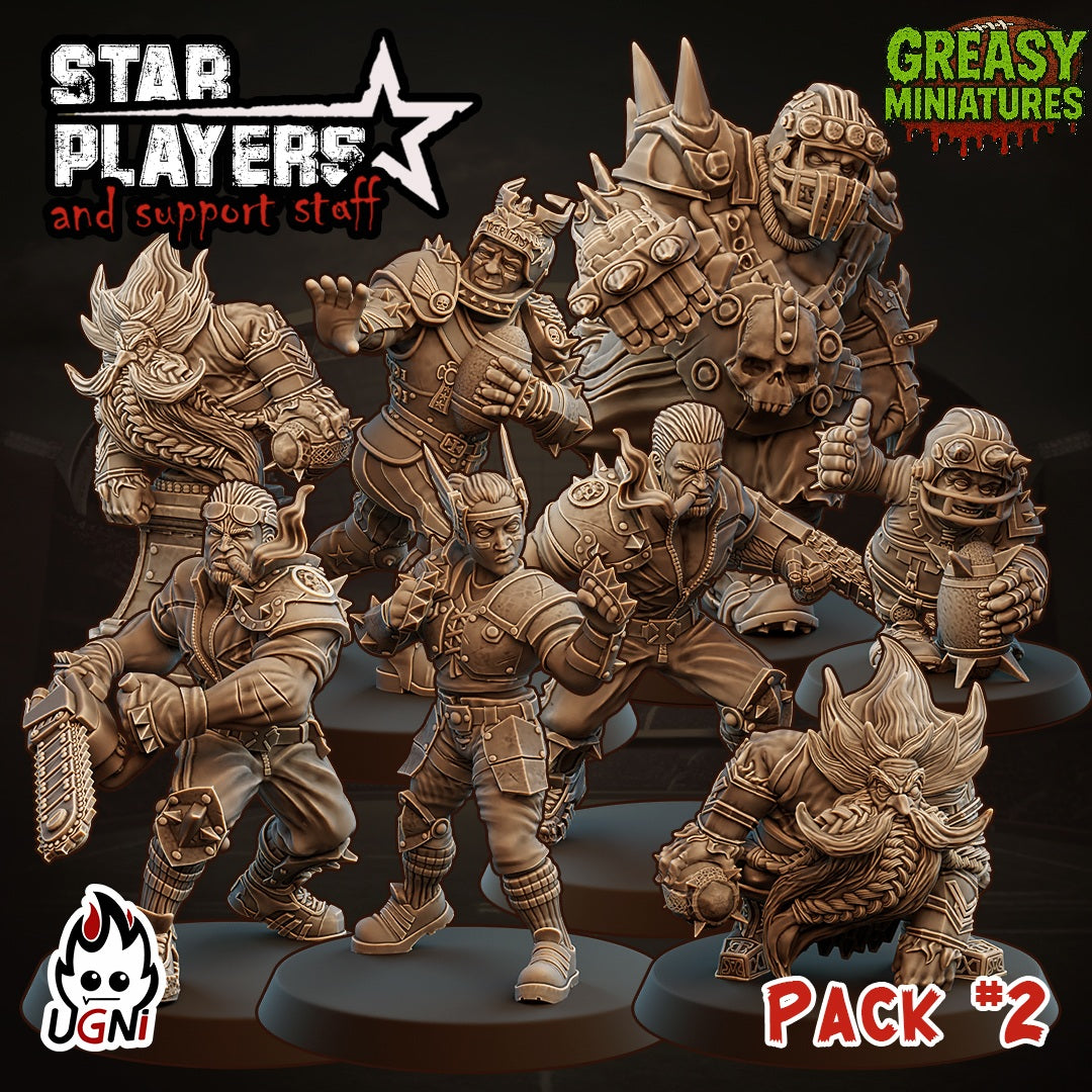 Famous Player Pack 2 - Fantasy Football - By Ugni Miniatures