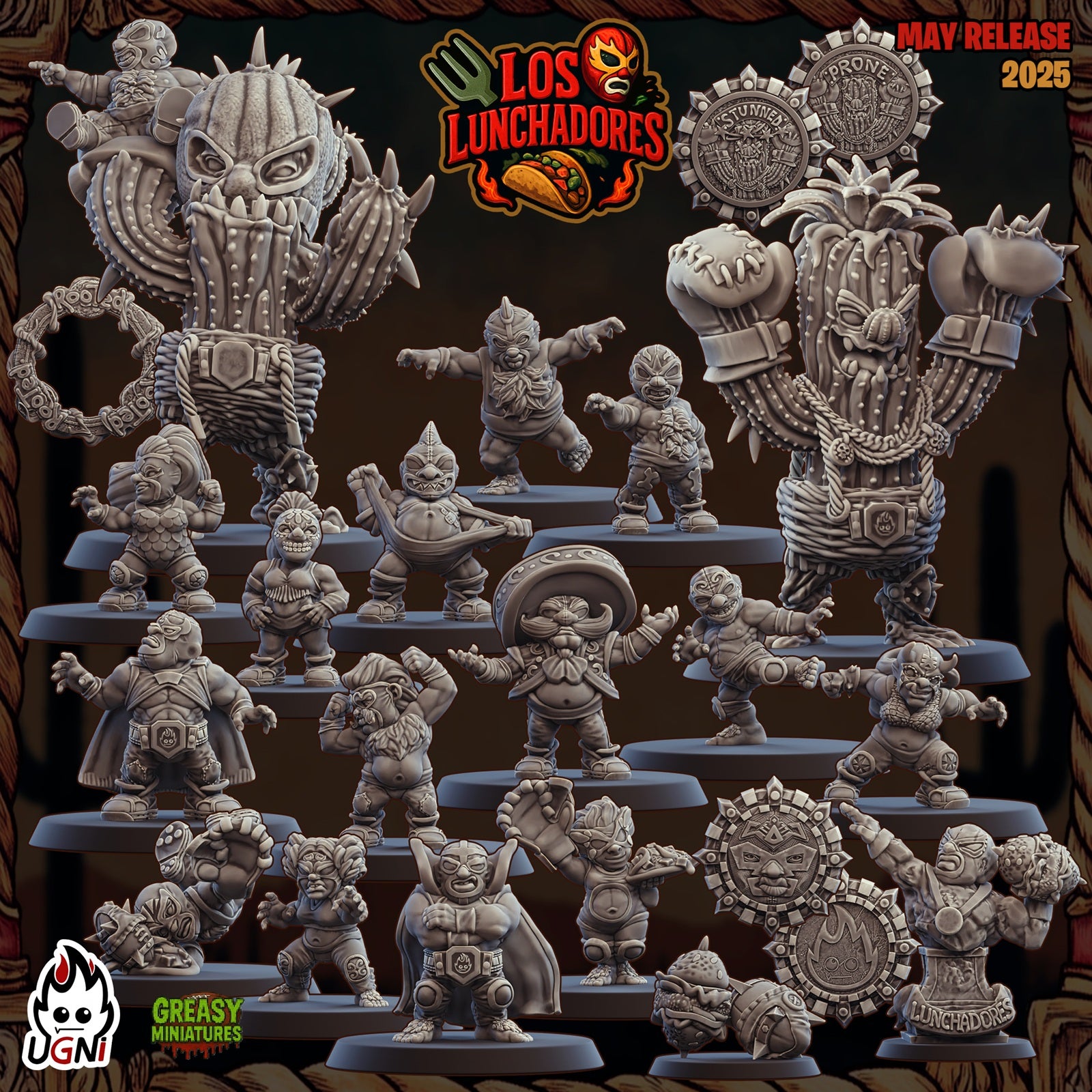 Los Luchagnomes - Fantasy Football - Wargaming Team By Ugni Miniatures