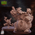 Grandpa Norg Fan with Goblin Fan - Fantasy Football Fans - By Ugni Miniatures