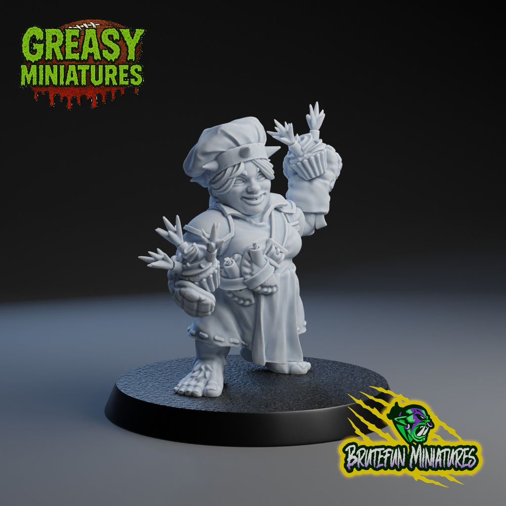 Halfling Famous Players - Bomber and Blitzer - Fantasy Football By Brutefun Miniatures