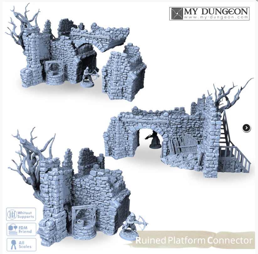 Ruined Platform Connector - My Dungeon