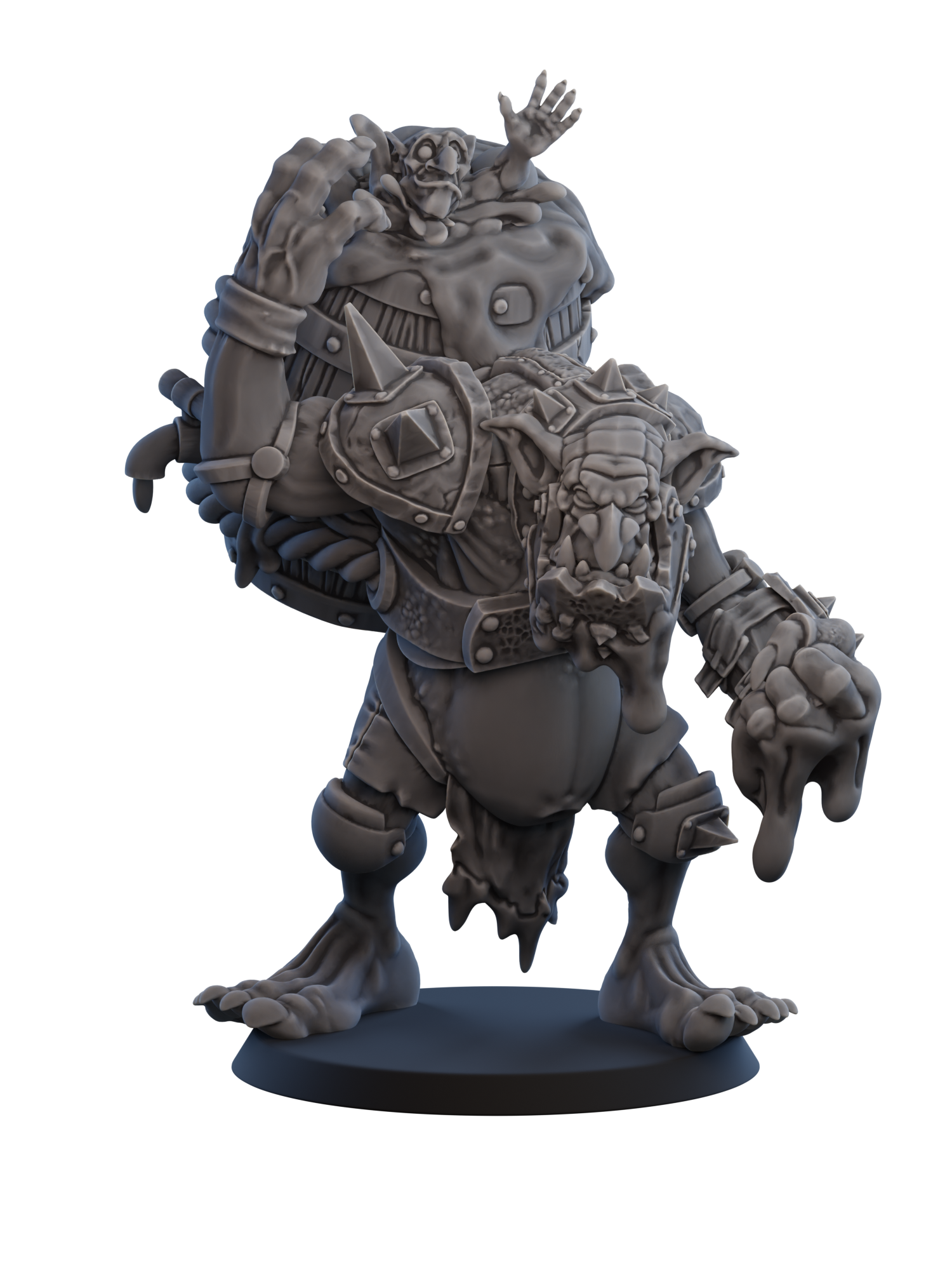 The Goop Troop - Orc Team - Greasy Miniatures X Ugni Miniatures Collaboration