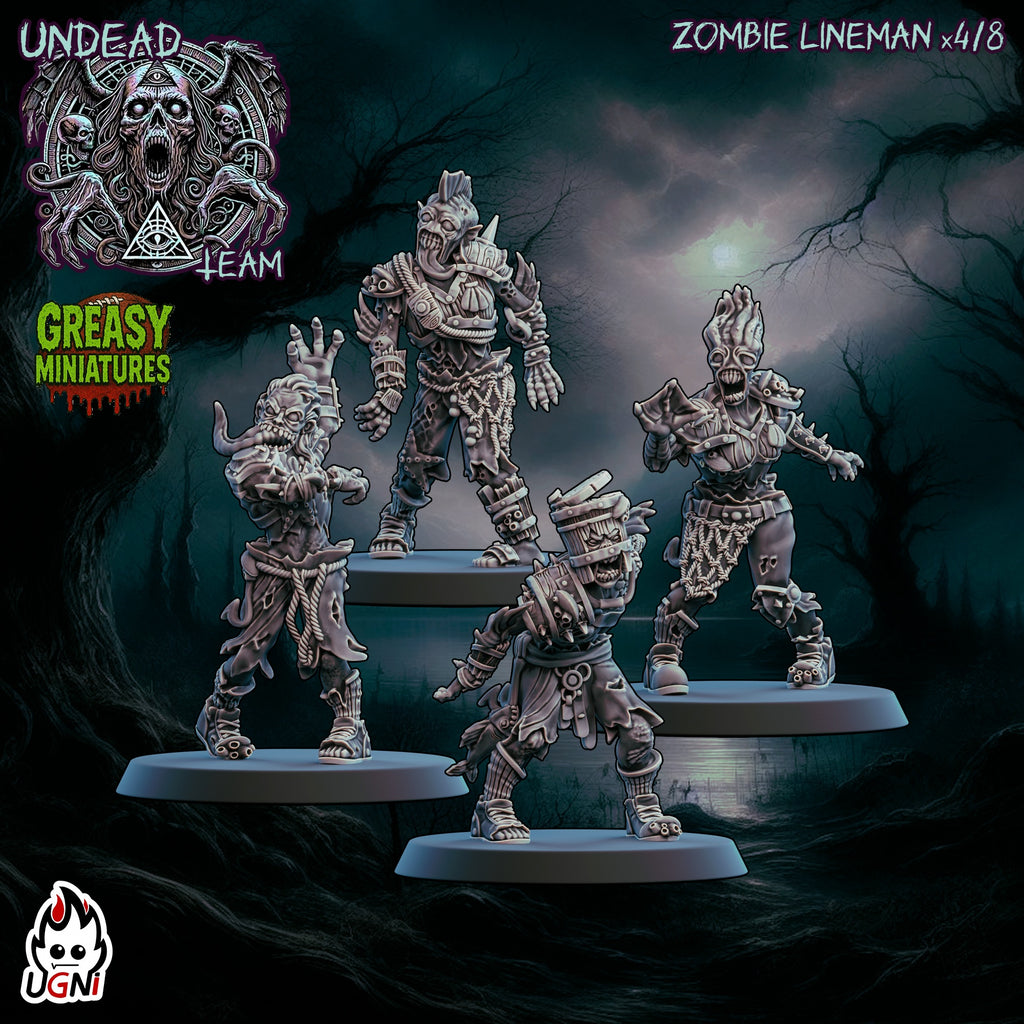 Lovecraftian - Horror Undead - Fantasy Football Team - Ugni Miniatures