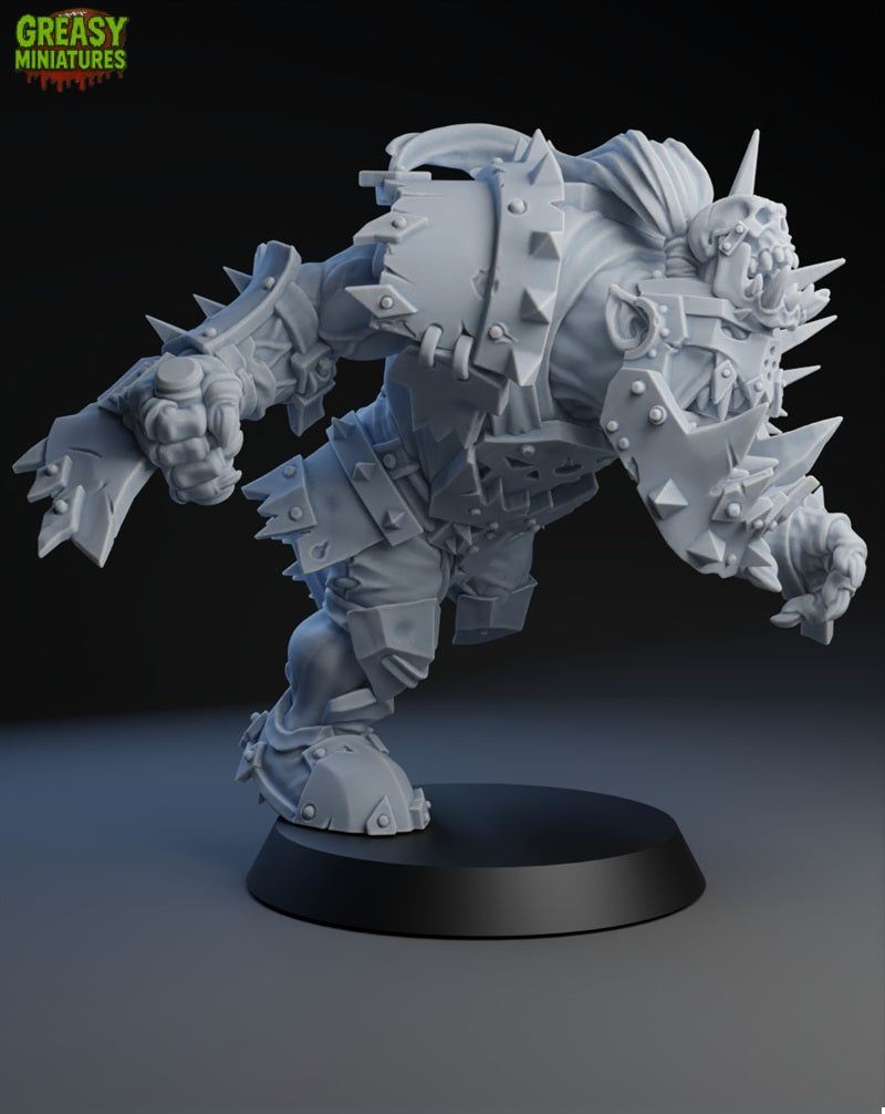 Orc Charger - Fantasy Football - Famous Player - Brutefun Miniatures