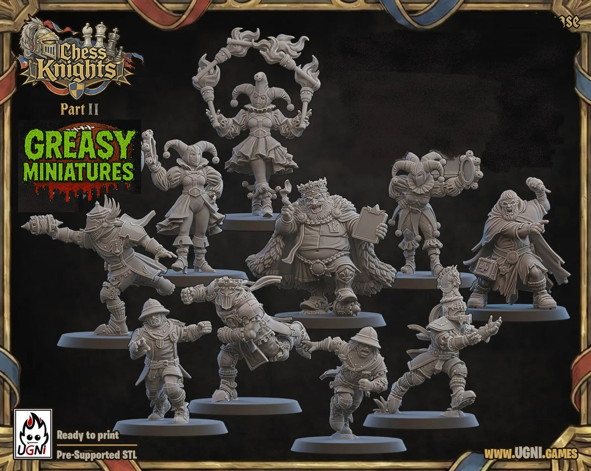 Chess Knights - Fantasy Football Team - By Ugni Miniatures
