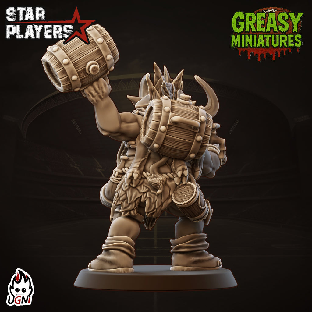 Norse Famous Player - Drunken Slayer - Fantasy Football By Ugni Miniatures