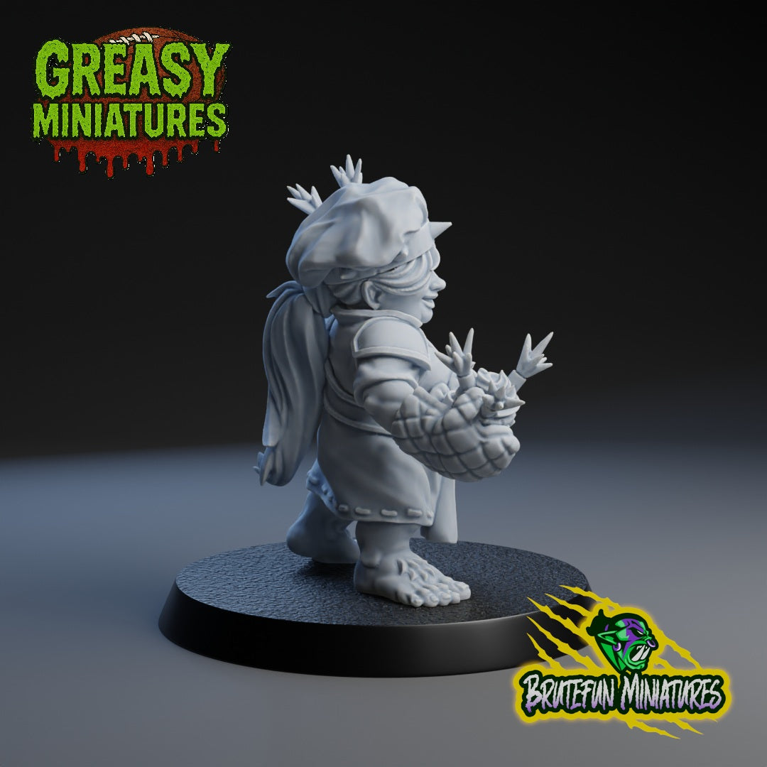 Halfling Famous Players - Bomber and Blitzer - Fantasy Football By Brutefun Miniatures