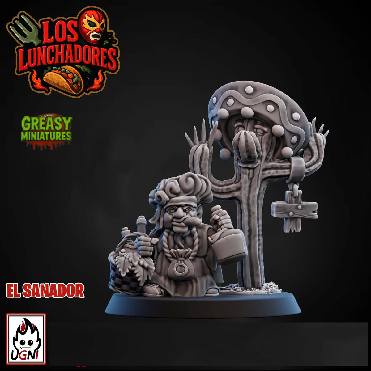 Los Lunchadores - Tabletop Wargaming - Halfling Team - By Ugni Miniatures