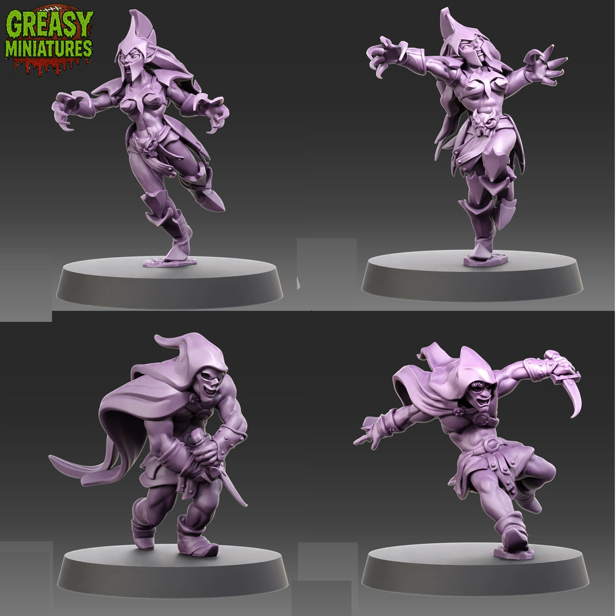 Tormented Spartans - Dark Elf - Fantasy Football Team By Realm Of Paths
