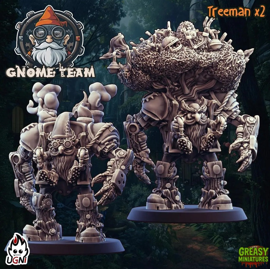 Steam Gnome Team + Support Staff - Tabletop Wargaming - by Ugni Miniatures