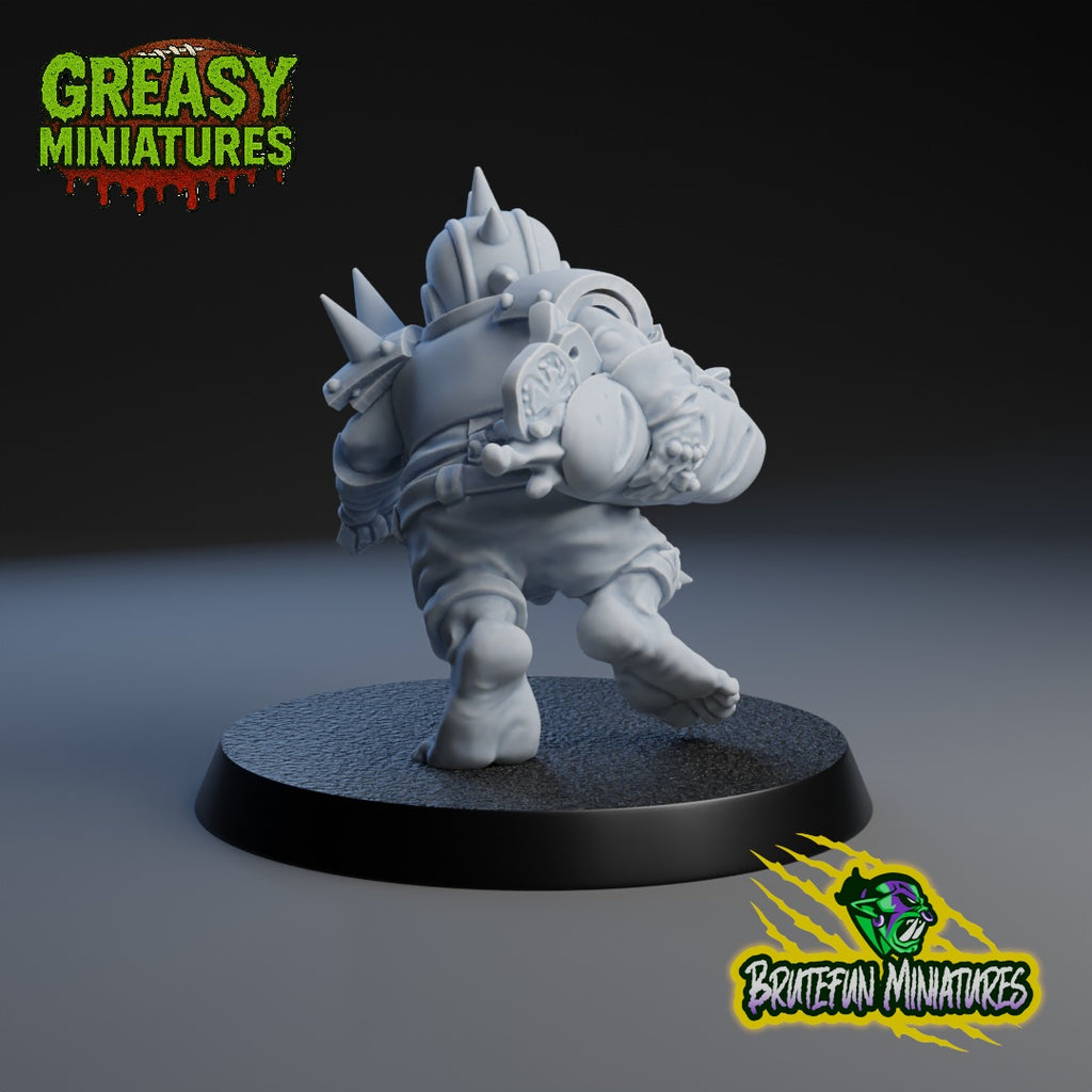 Halfling Famous Players - Bomber and Blitzer - Fantasy Football By Brutefun Miniatures