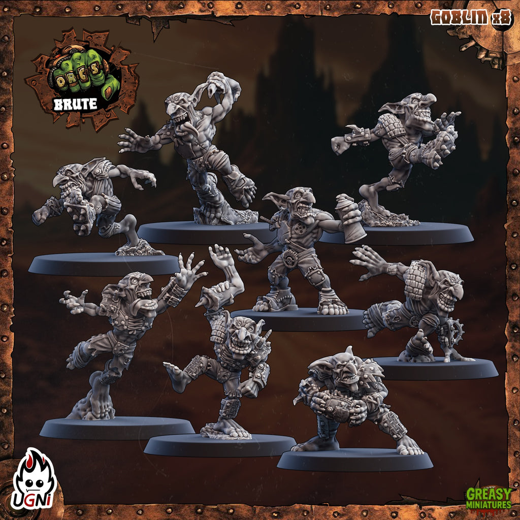 Brute Orc - Black Orc - Tabletop Wargaming Team - by Ugni Miniatures