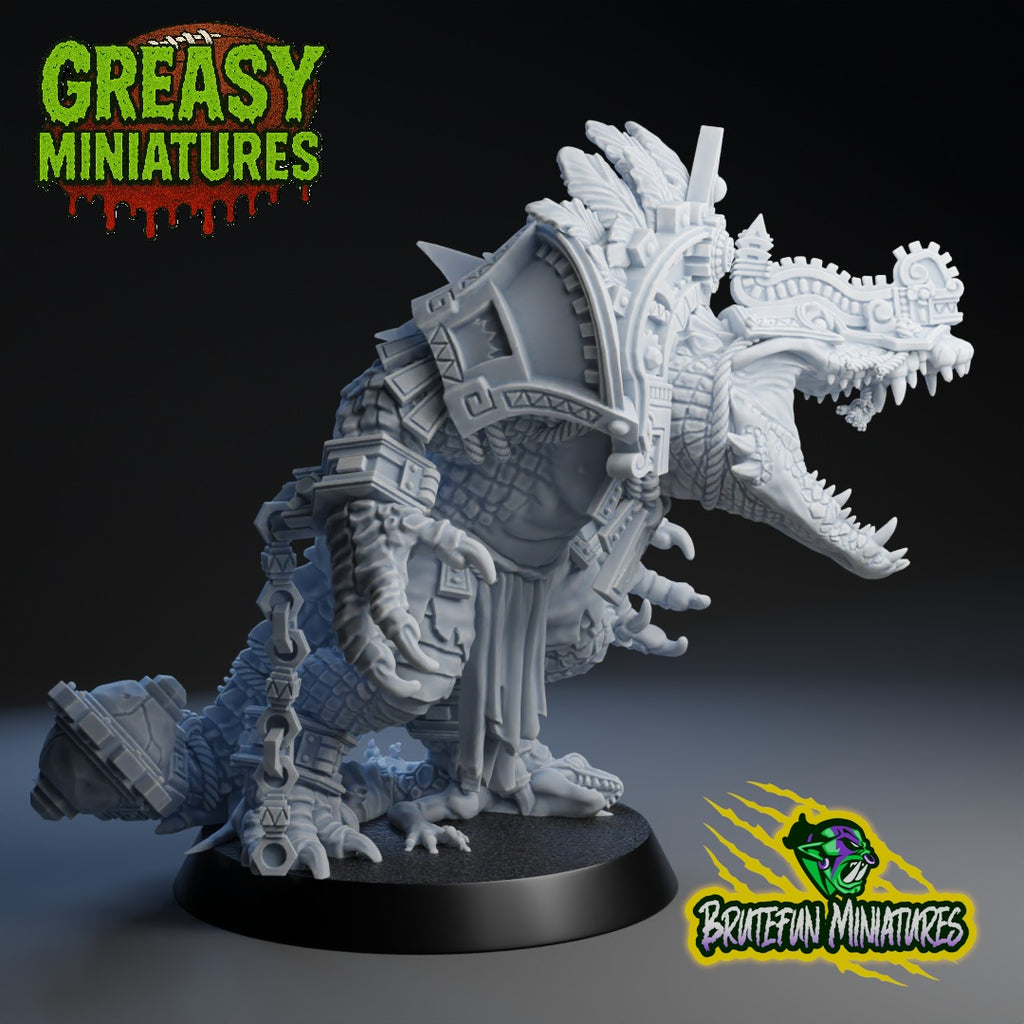 Crocodile Famous player/Big Guy - Fantasy Football - Brutefun Miniatures