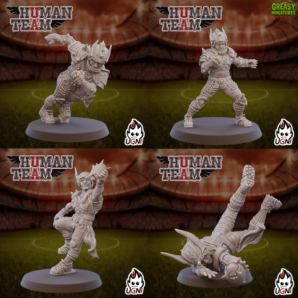 Human Team - Tabletop Wargaming - by UGNI Miniatures