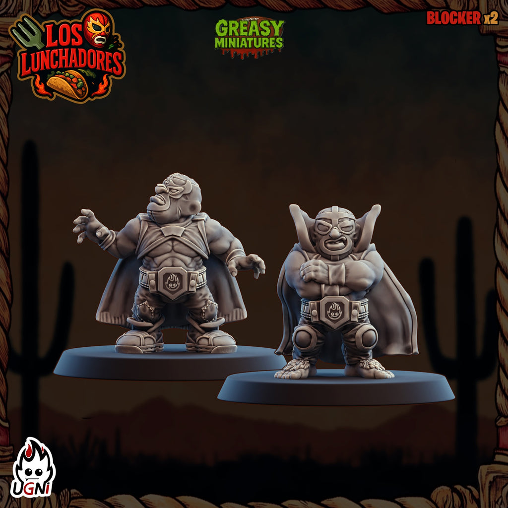Los Lunchadores - Tabletop Wargaming - Halfling Team - By Ugni Miniatures