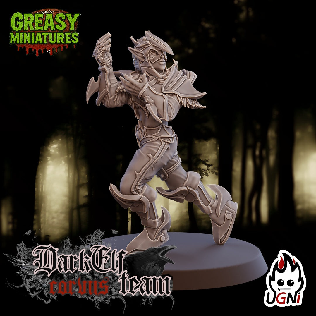 Corvus Team - Dark Elf - Fantasy Football - Ugni Miniatures