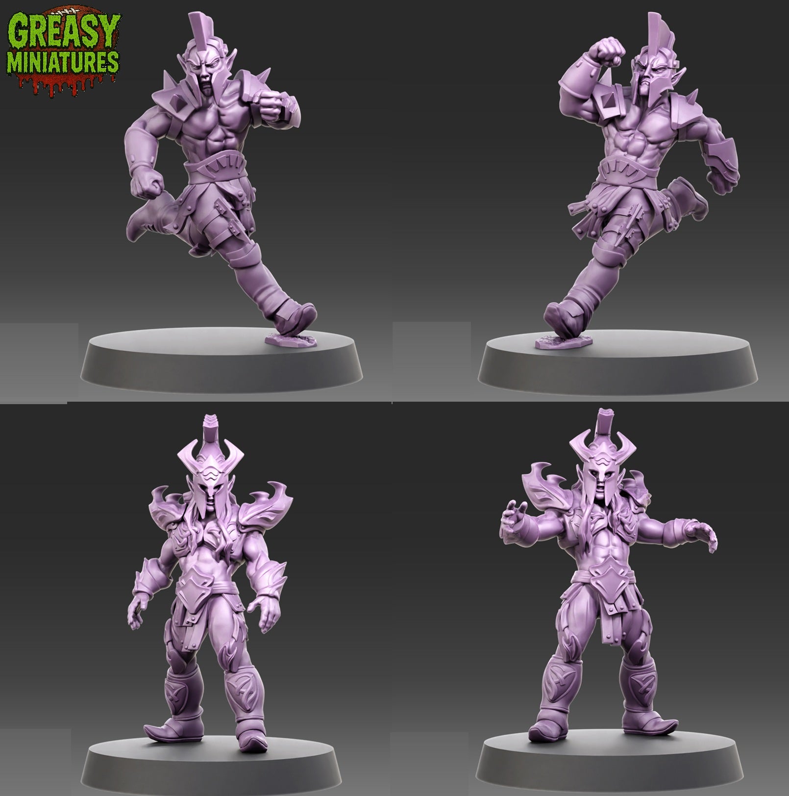 Tormented Spartans - Dark Elf - Fantasy Football Team By Realm Of Paths