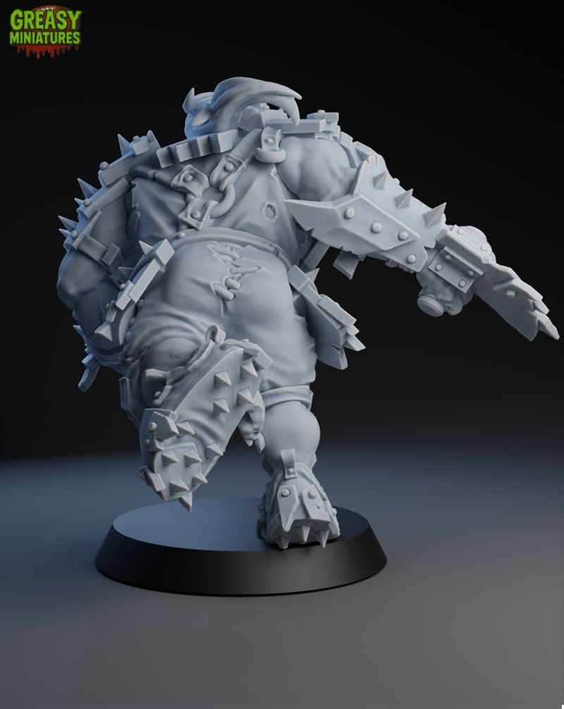 Orc Charger - Fantasy Football - Famous Player - Brutefun Miniatures