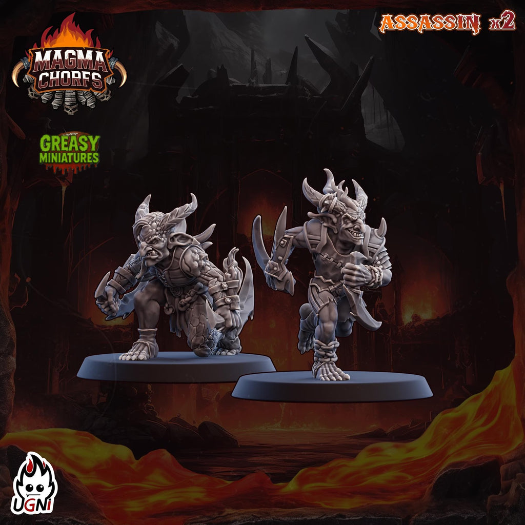 Magma Dwarfs - Chaos - And Support Staff - Chorfs - Tabletop Wargaming Team - Ugni Miniatures