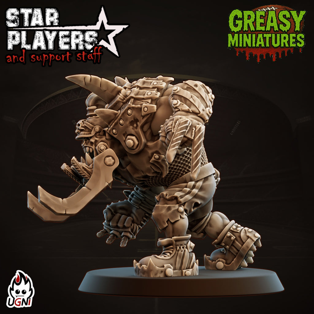 Brute Orc - Famous Player - Ugni Miniatures - Fantasy Football