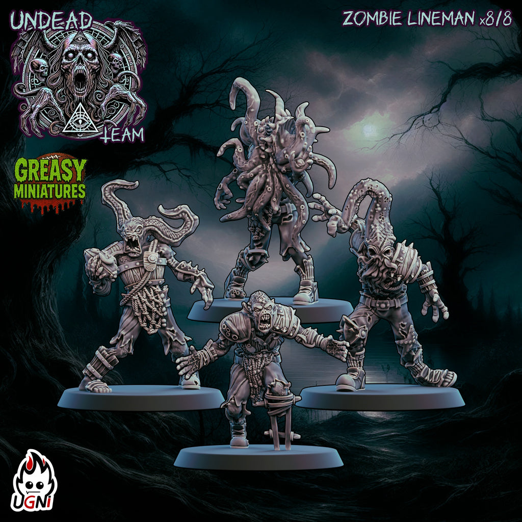 Lovecraftian - Horror Undead - Fantasy Football Team - Ugni Miniatures
