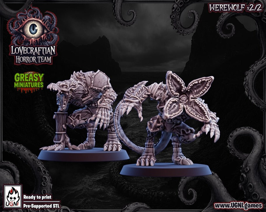 Lovecraftian - Horror Undead - Tabletop Wargaming Team - Ugni Miniatures