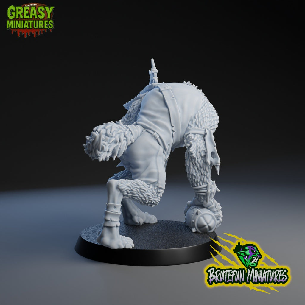 Fantasy Football Werewolf Famous Player - BruteFun Miniatures
